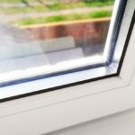 Bottom,Detail,Of,Window,Frame,Of,Pvc,Profiles.,Window,Frame