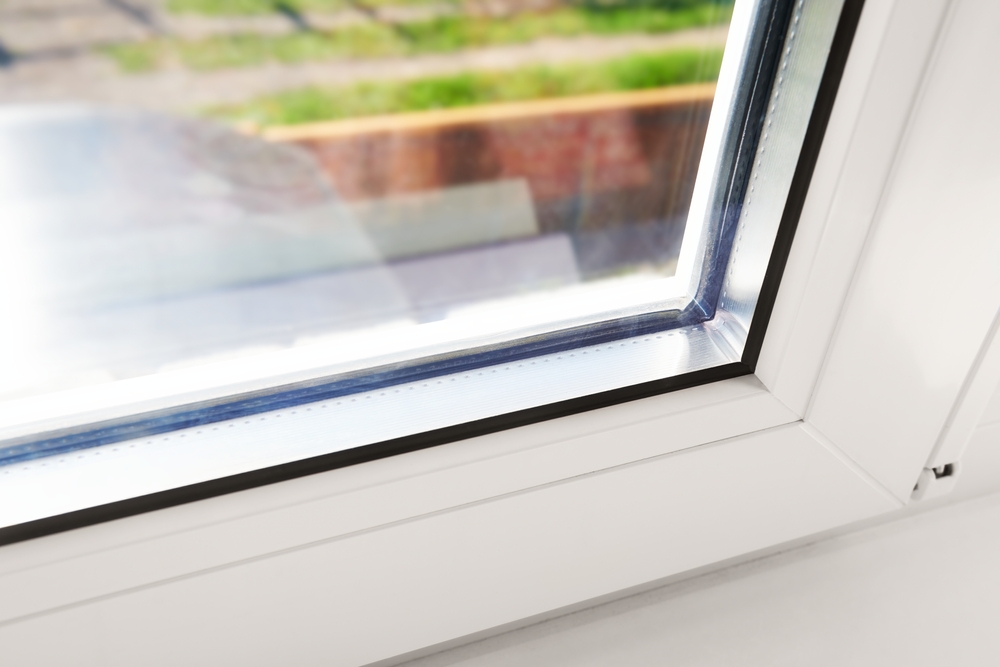 Bottom,Detail,Of,Window,Frame,Of,Pvc,Profiles.,Window,Frame